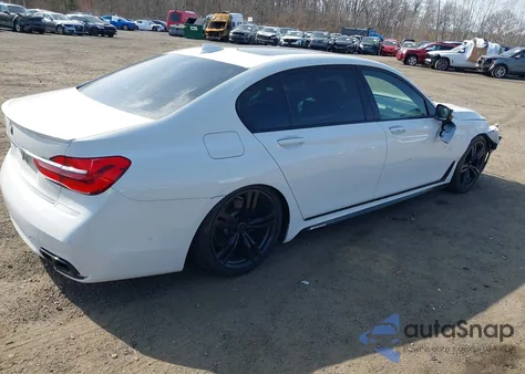 2016 BMW 750I xDrive from USA, damaged, VIN WBA7F2C54GG419323